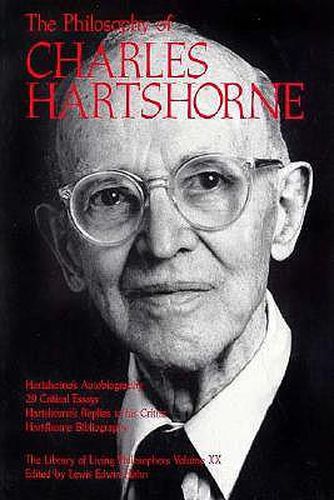 Cover image for The Philosophy of Charles Hartshorne