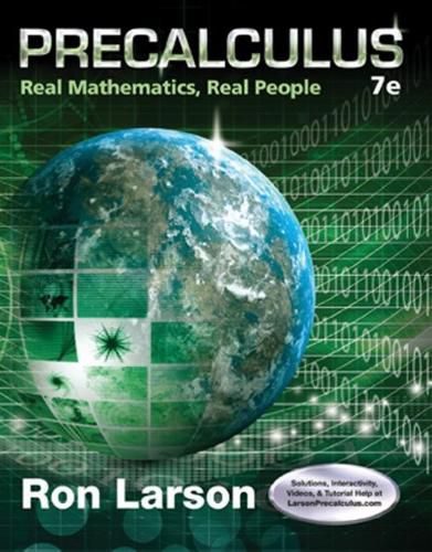 Cover image for Precalculus: Real Mathematics, Real People