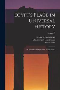 Cover image for Egypt's Place in Universal History