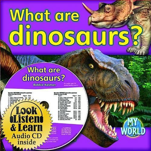 Cover image for What Are Dinosaurs? - CD + Hc Book - Package