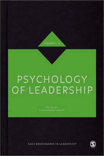 Cover image for Psychology of Leadership