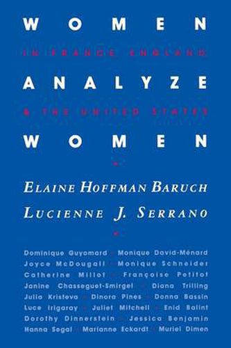 Cover image for Women Analyze Women: In France, England, and the United States