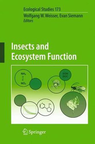 Cover image for Insects and Ecosystem Function