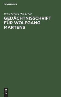 Cover image for Gedachtnisschrift fur Wolfgang Martens