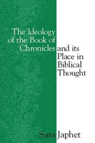 Cover image for The Ideology of the Book of Chronicles and Its Place in Biblical Thought