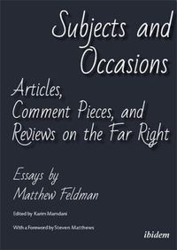 Cover image for Subjects and Occasions