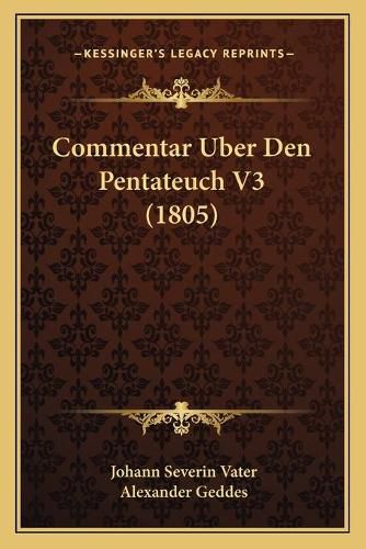 Commentar Uber Den Pentateuch V3 (1805)