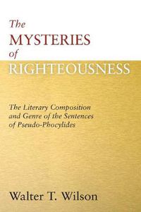 Cover image for The Mysteries of Righteousness