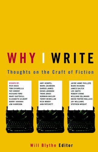 Cover image for Why I Write: Thoughts on the Craft of Fiction