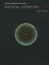 Cover image for Student Solutions Manual for Ball's Physical Chemistry, 2nd