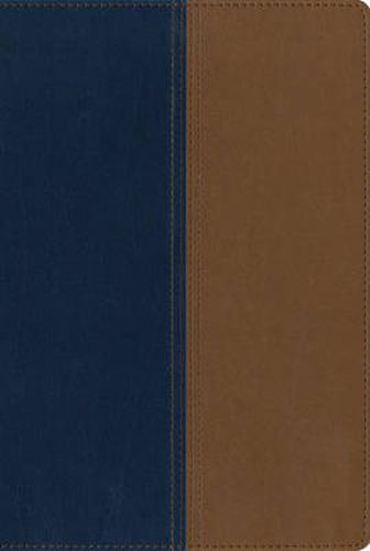 Cover image for NIV, KJV, Parallel Bible, Large Print, Leathersoft, Navy/Tan: The World's Two Most Popular Bible Translations Together