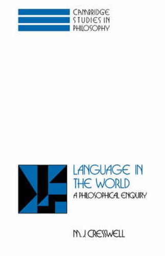 Cover image for Language in the World: A Philosophical Enquiry