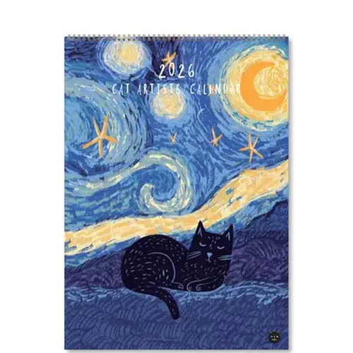 Cover image for Niaski Cat Artists Medium Calendar 2026