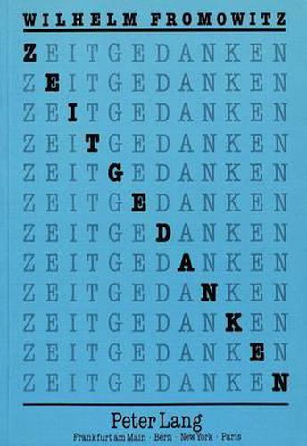 Cover image for Zeitgedanken