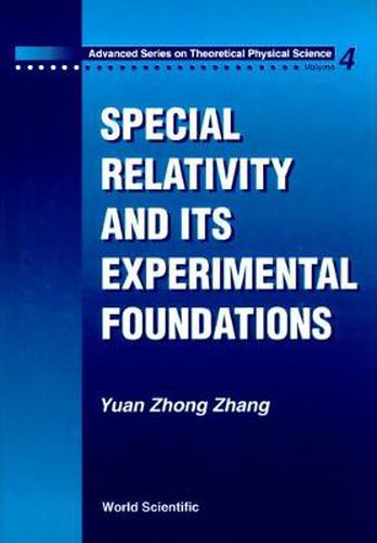 Cover image for Special Relativity And Its Experimental Foundation