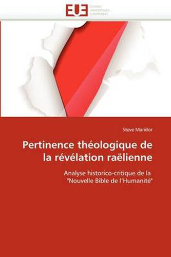 Cover image for Pertinence Th Ologique de La R V Lation Ra Lienne