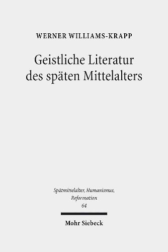 Cover image for Geistliche Literatur des spaten Mittelalters: Kleine Schriften