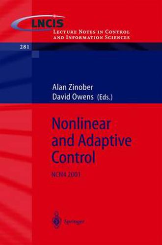 Cover image for Nonlinear and Adaptive Control: NCN4 2001