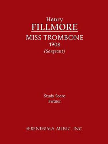 Cover image for Miss Trombone - Study Score