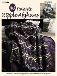 Cover image for 40 Favorite Ripple Afghans (Leisure Arts #3338)