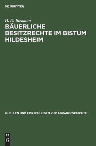 Cover image for Bauerliche Besitzrechte im Bistum Hildesheim