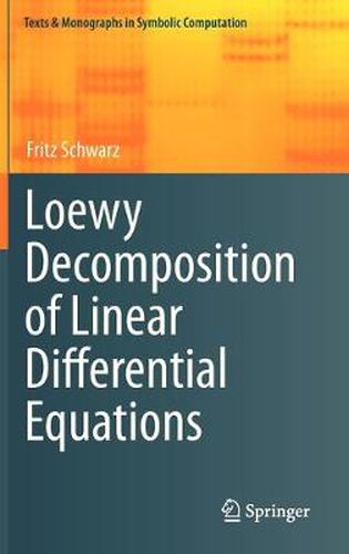 Cover image for Loewy Decomposition of Linear Differential Equations