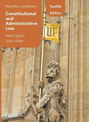 Cover image for Constitutional and Administrative Law