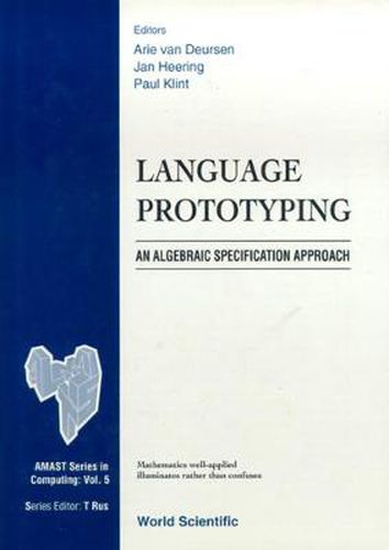 Cover image for Language Prototyping: An Algebraic Specification Approach