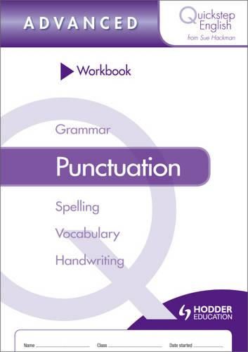 Cover image for Quickstep English Workbook Punctuation Advanced Stage