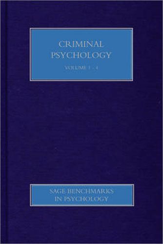 Cover image for Criminal Psychology