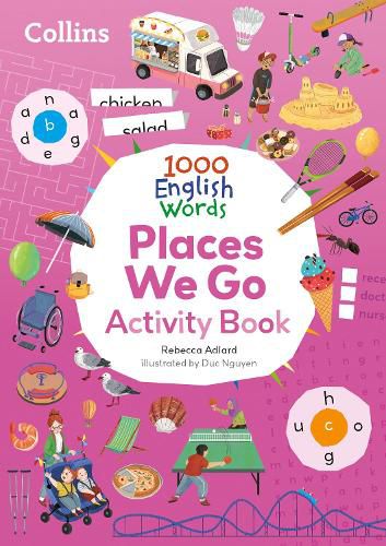 Cover image for Collins 1000 English Words Activity Book: Places we go