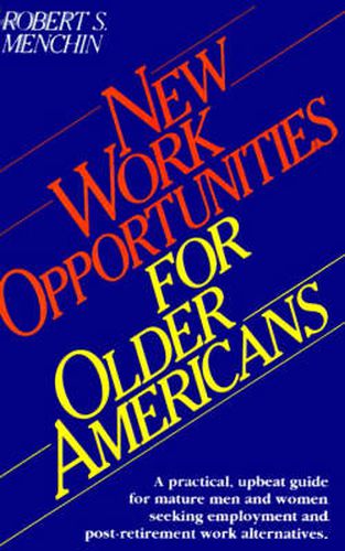 Cover image for New Work Opportunities for Older Americans