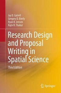 Cover image for Research Design and Proposal Writing in Spatial Science