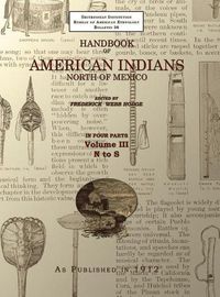 Cover image for Handbook of American Indians Volume 3: North of Mexico