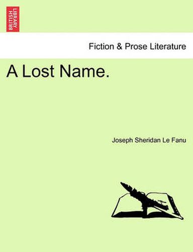 Cover image for A Lost Name, Vol III of III