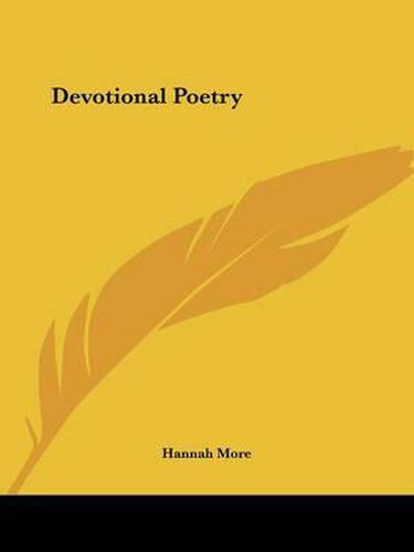 Cover image for Devotional Poetry