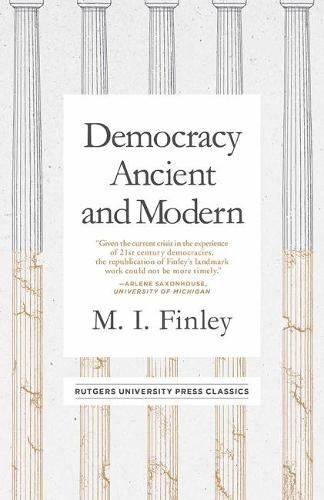 Cover image for Democracy Ancient and Modern