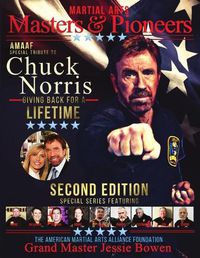 Cover image for Martial Arts Masters & Pioneers: Chuck Norris - Giving Back for a Lifetime Second Edition