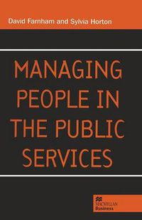 Cover image for Managing People in the Public Services