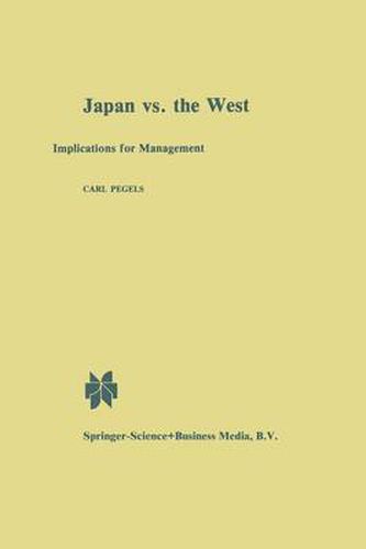 Cover image for Japan vs. the West: Implications for Management