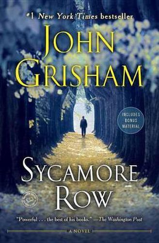 Cover image for Sycamore Row: A Jake Brigance Novel