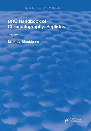 Cover image for CRC Handbook of Chromatography: Volume I: Peptides