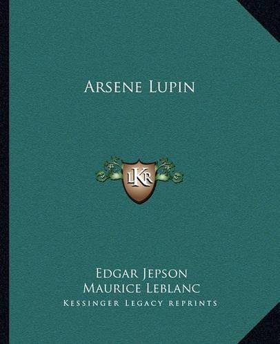 Cover image for Arsene Lupin