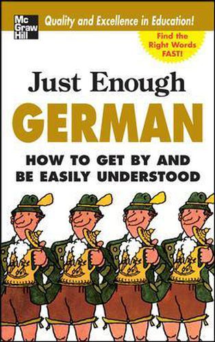 Cover image for Just Enough German, 2nd Ed.