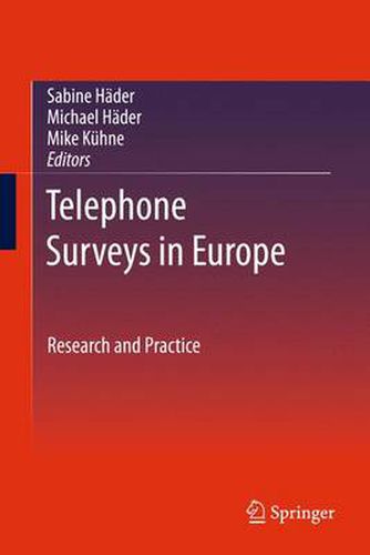 Cover image for Telephone Surveys in Europe: Research and Practice