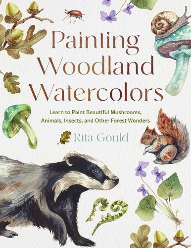 Cover image for Painting Woodland Watercolors