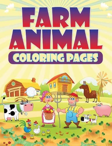 Cover image for Farm Animal Coloring Pages