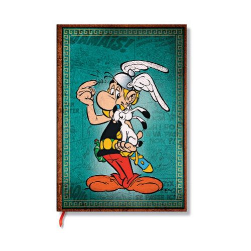 Cover image for Asterix the Gaul (The Adventures of Asterix) Midi Unlined Hardback Journal (Elastic Band Closure)