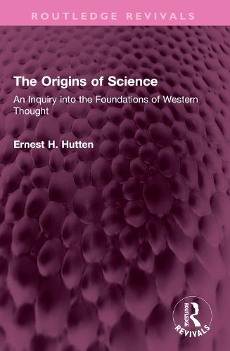 Cover image for The Origins of Science