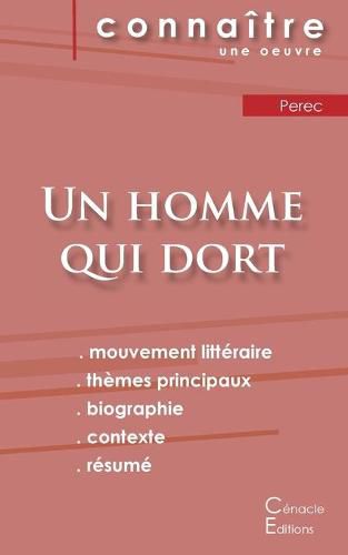 Cover image for Fiche de lecture Un homme qui dort de Georges Perec (analyse litteraire de reference et resume complet)